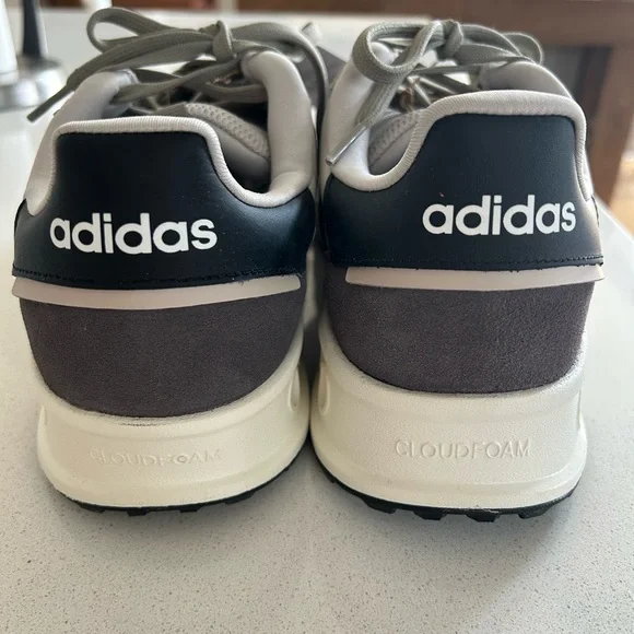 Adidas Men's Light Gray Sneakers - Picture 3 of 5
